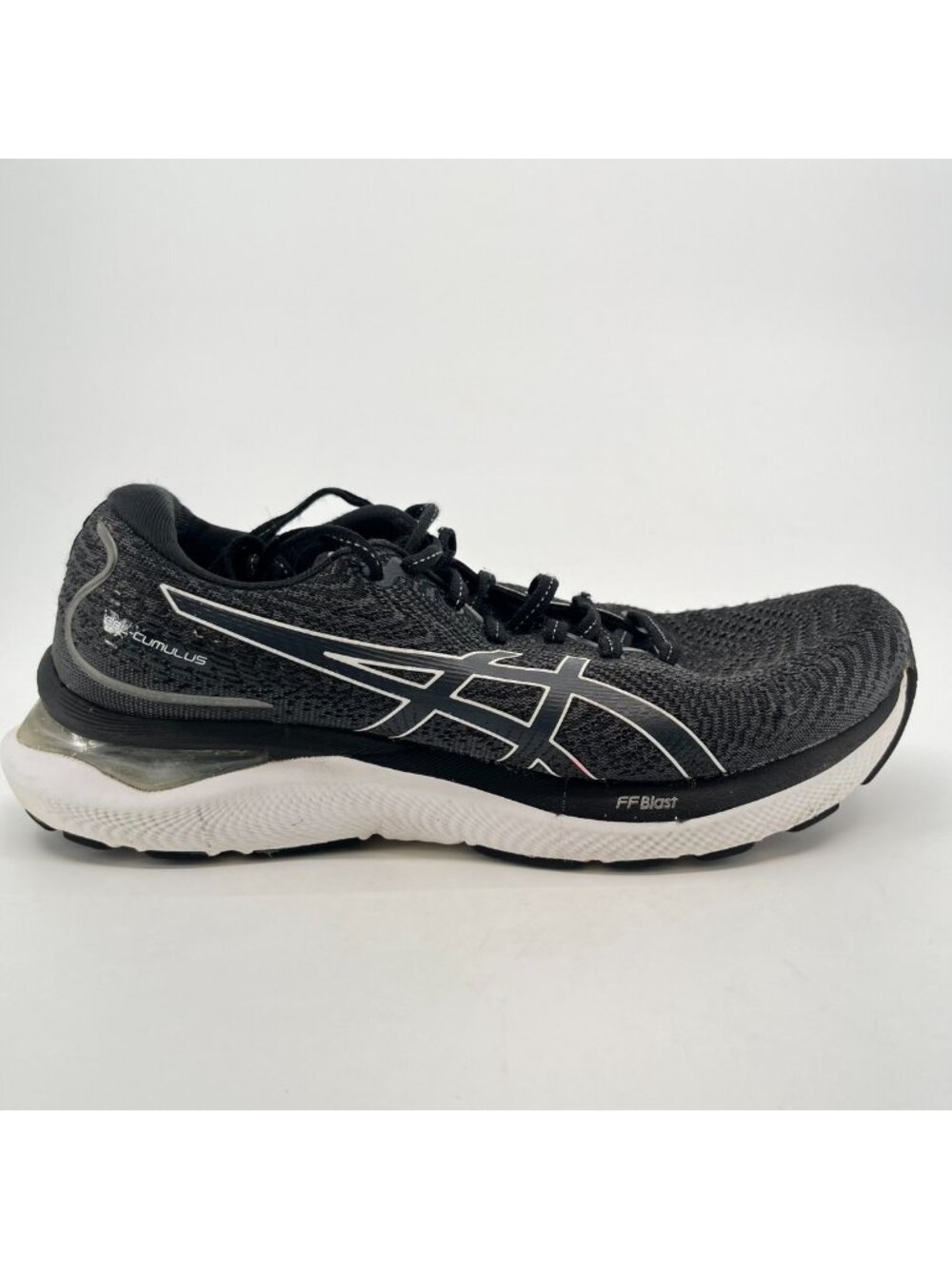 Asics Gel Cumulus 24 Womens Size 9 Black White Athletic Running Shoes Sneakers